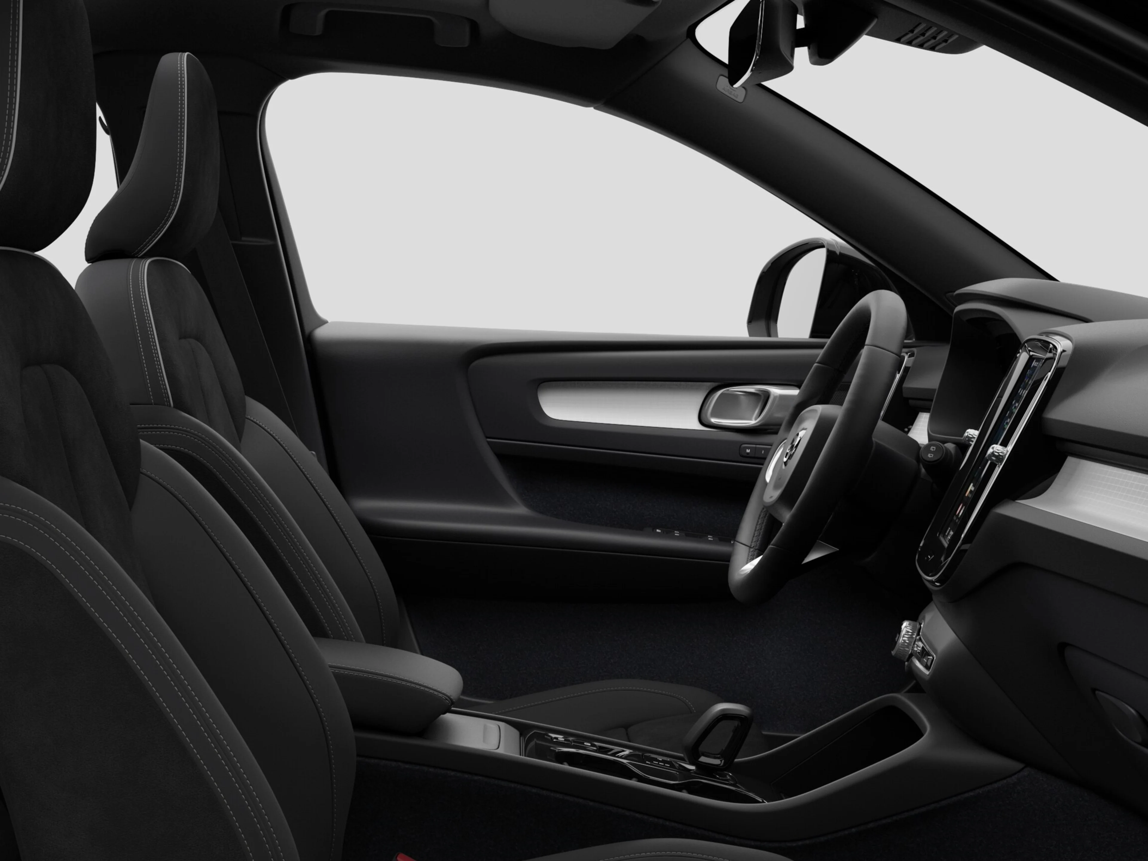 沃尔沃 XC40 Black Edition 配备的载货舱。