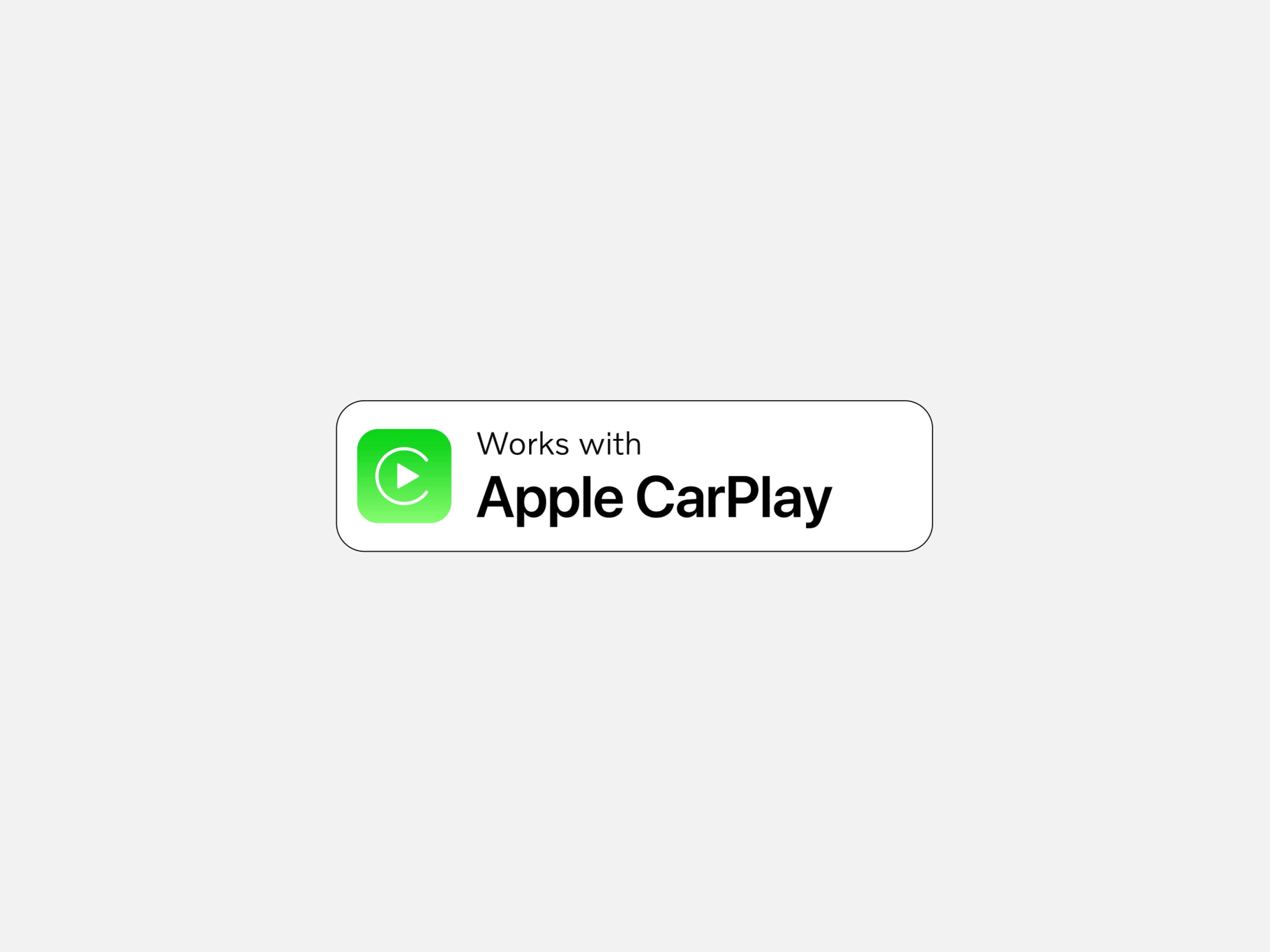 Apple Carplay 图标,目的是展示车内兼容性。