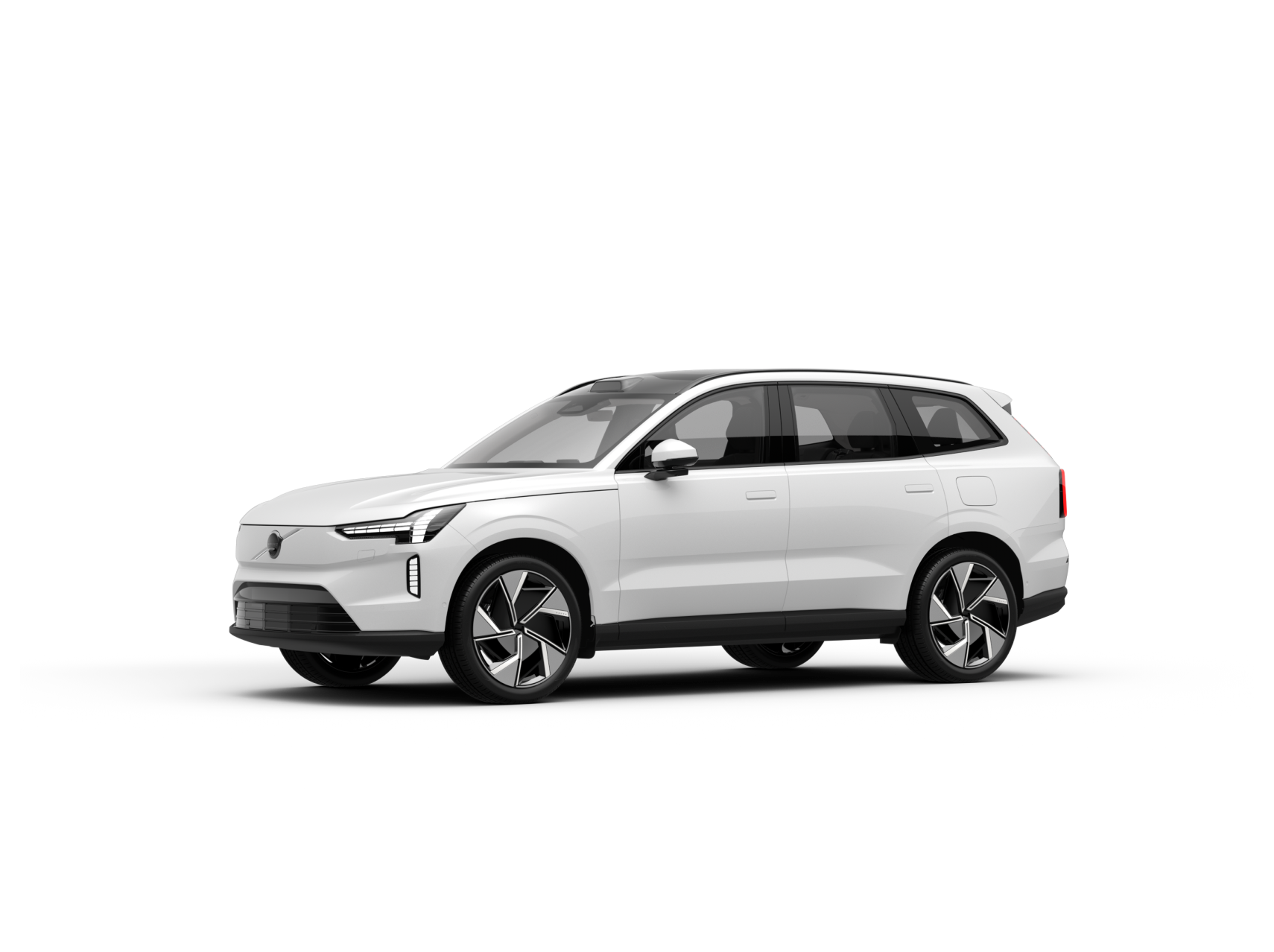 VOLVO EX90 水晶白侧面外观