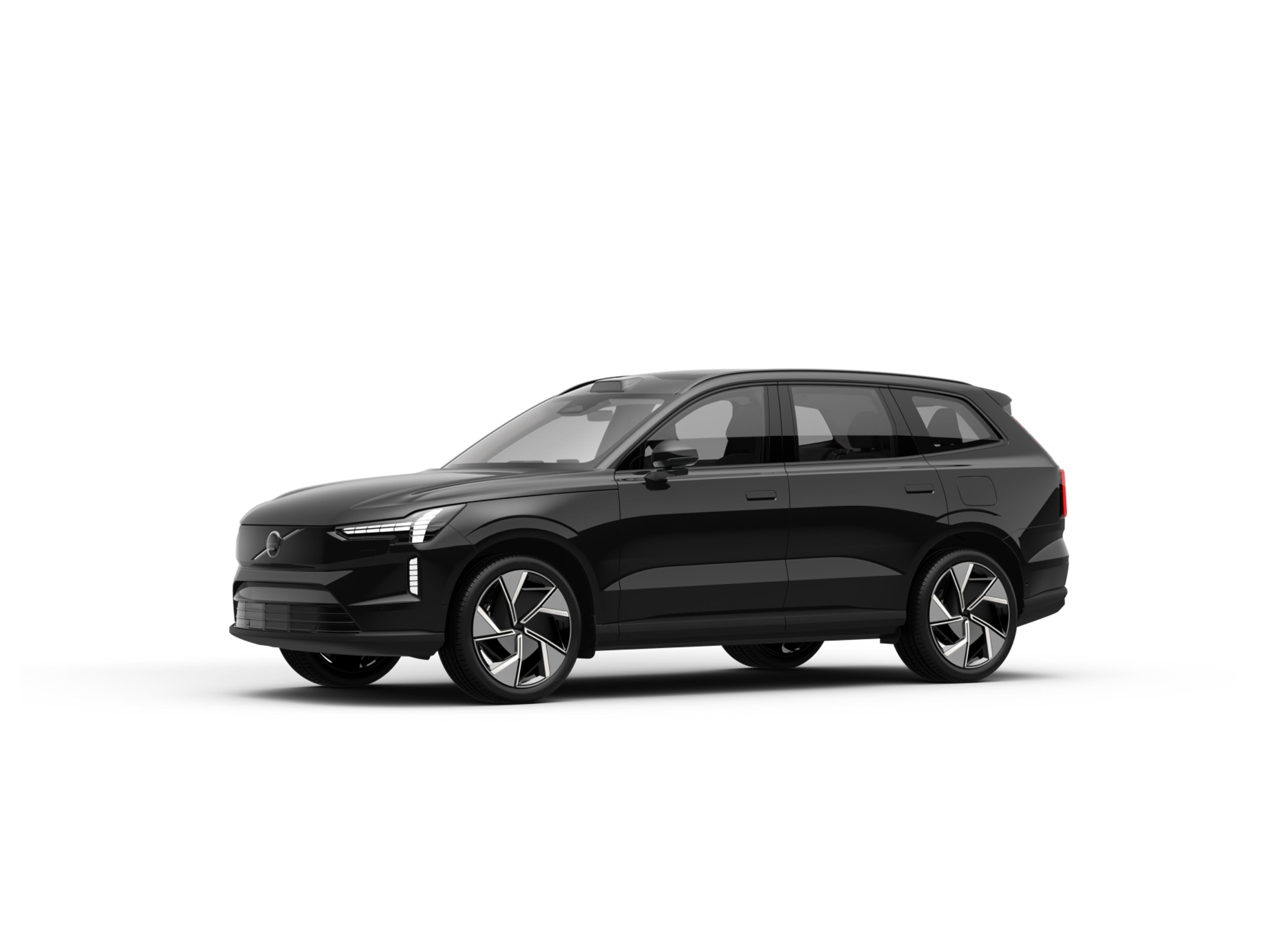 VOLVO EX90 玛瑙黑侧面外观