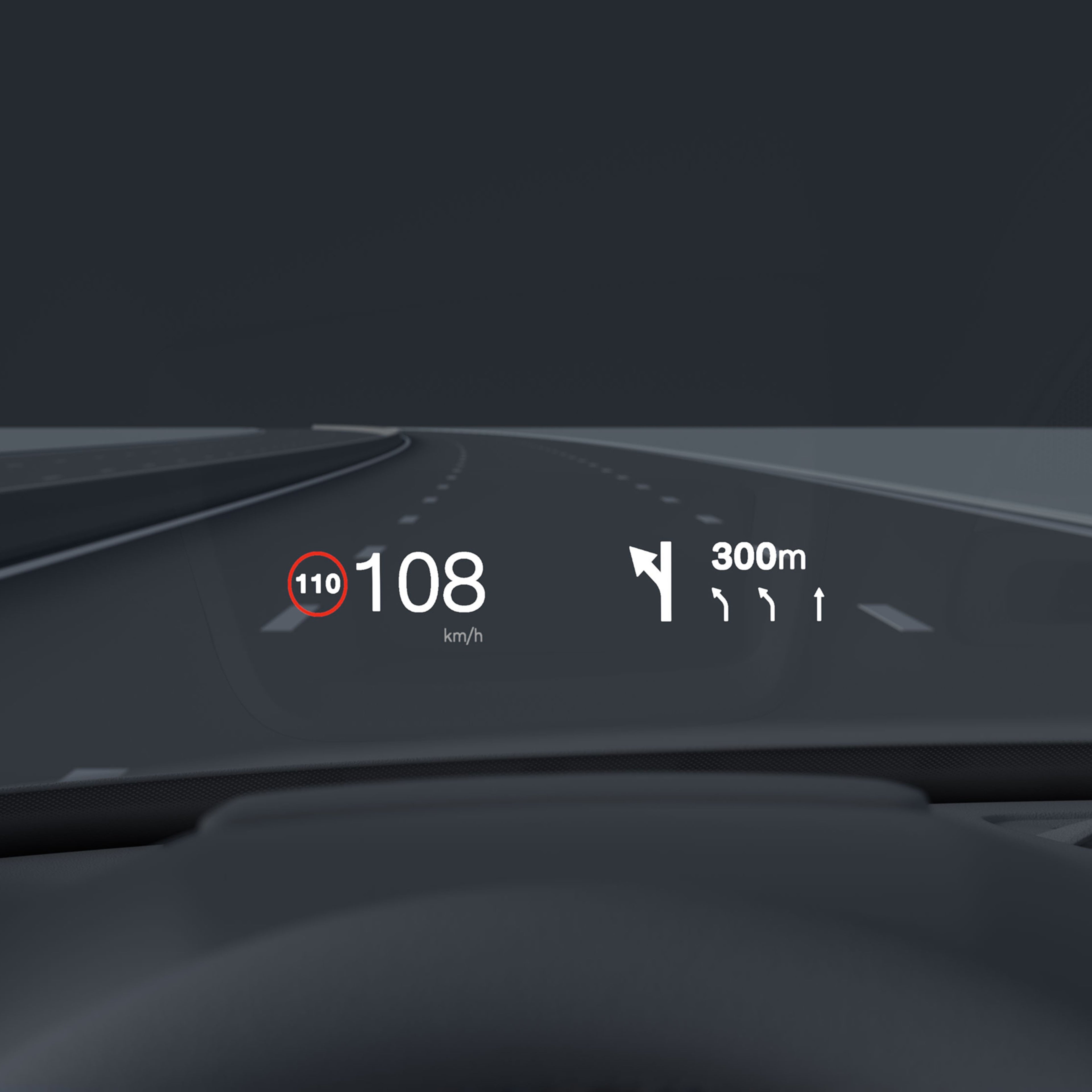 沃尔沃 XC90 中央显示屏上静音模式特写