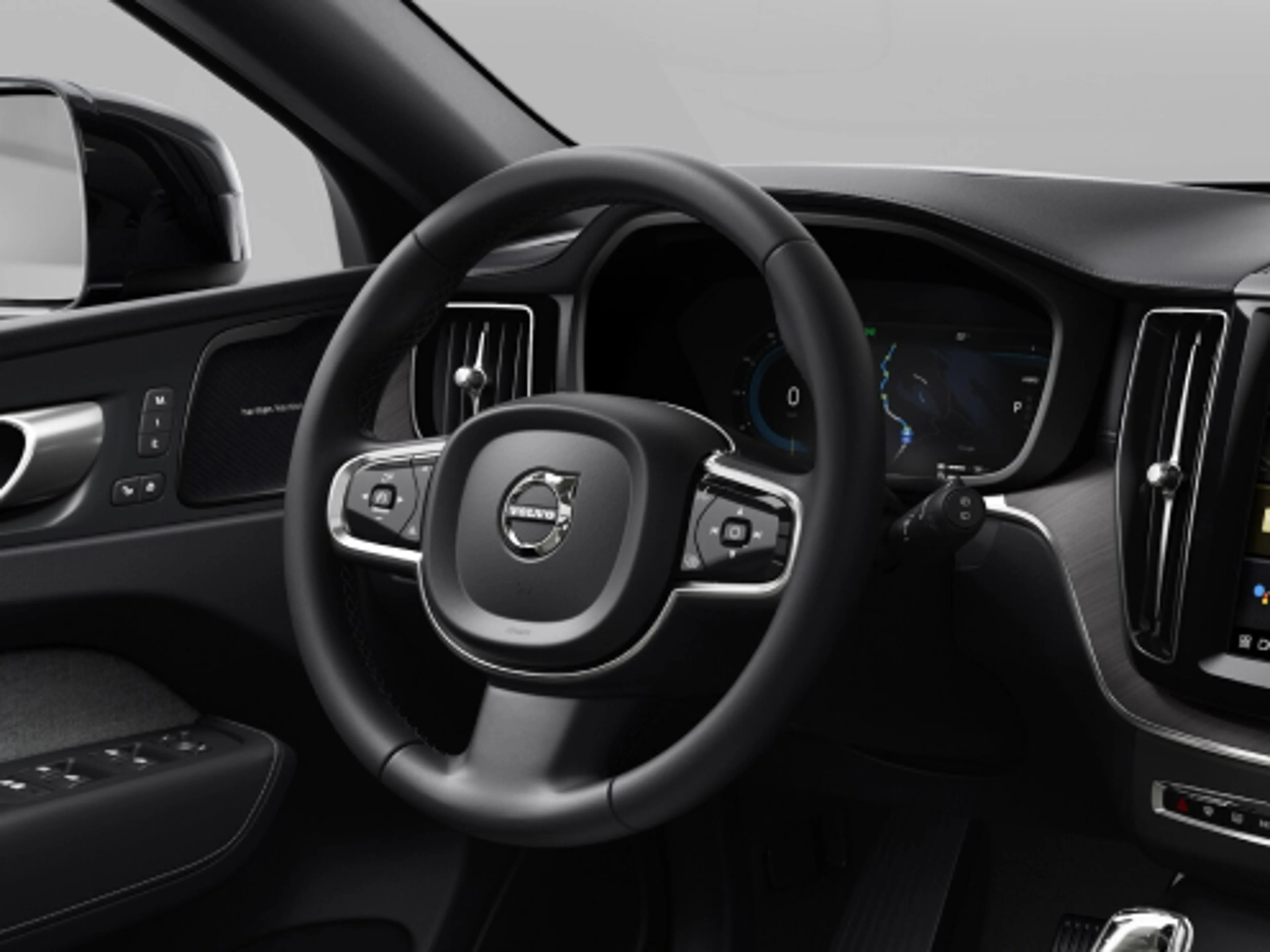 沃尔沃 XC60 定制加热方向盘图片。
