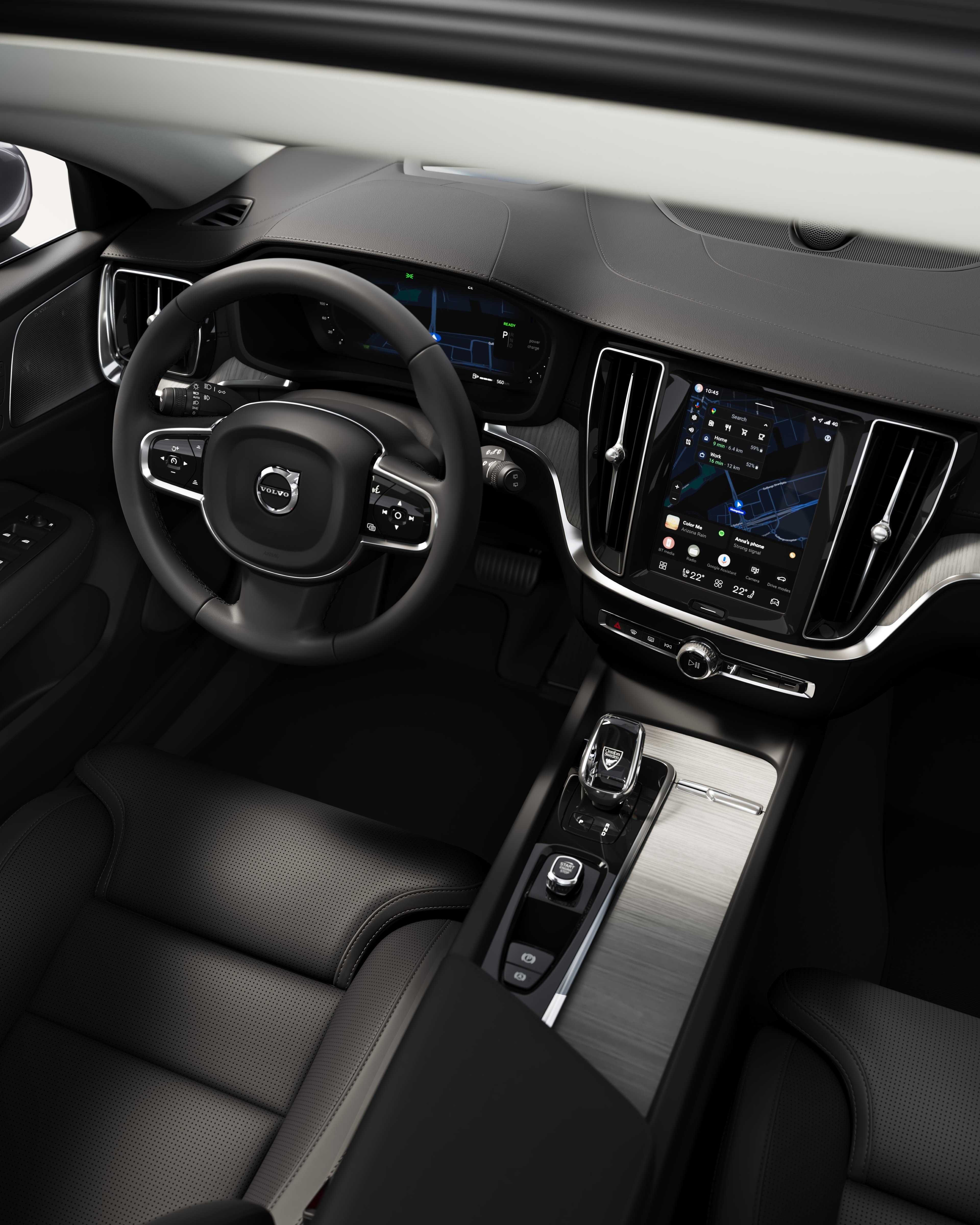 沃尔沃 V60 轻度混合动力车内饰概览