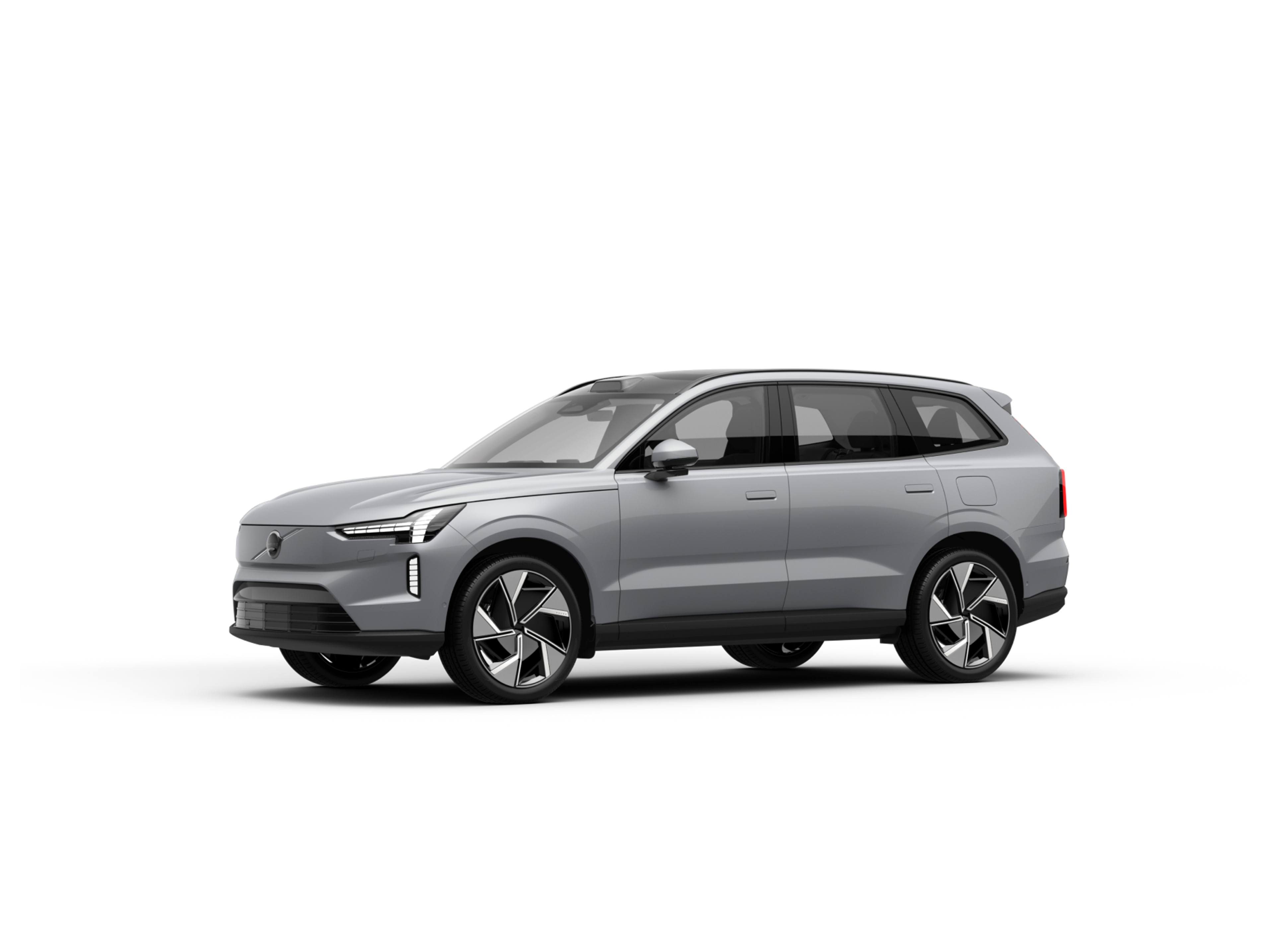 VOLVO EX90 Vapour Grey 侧面外观