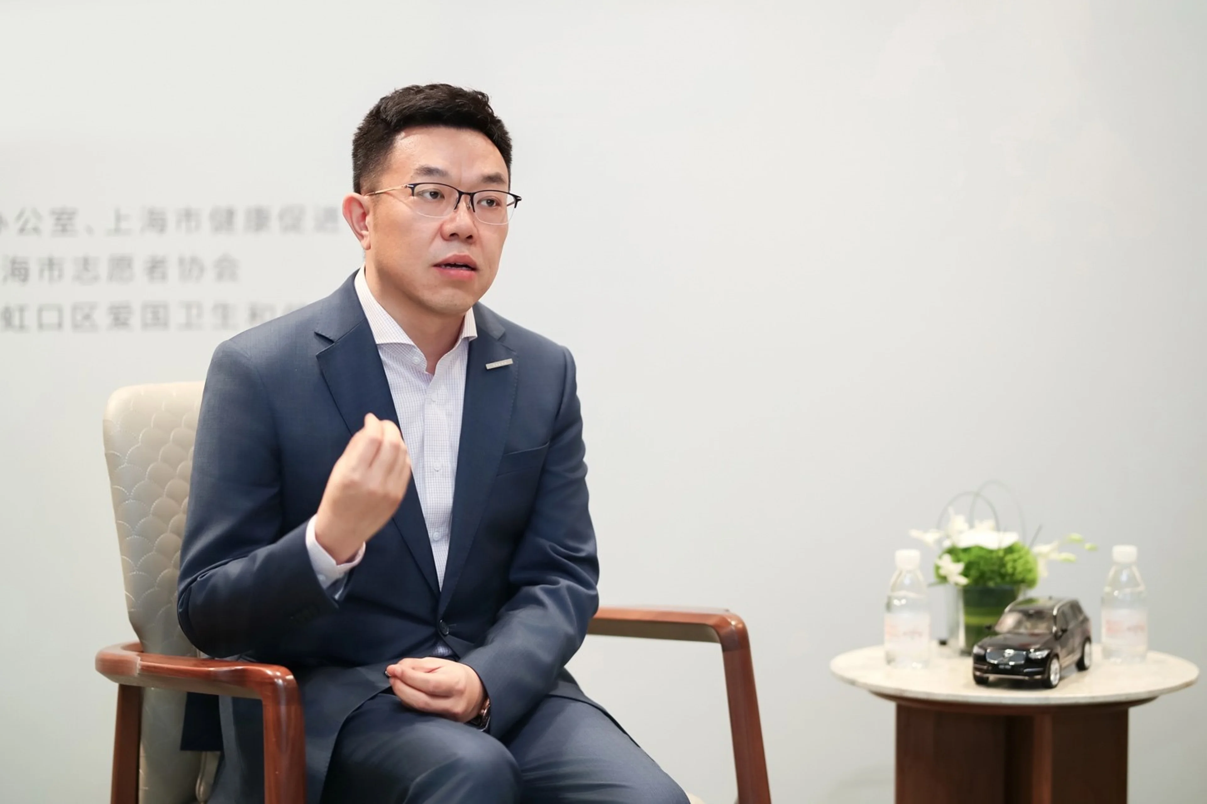沃尔沃汽车大中华区销售公司总裁于柯鑫接受媒体专访
