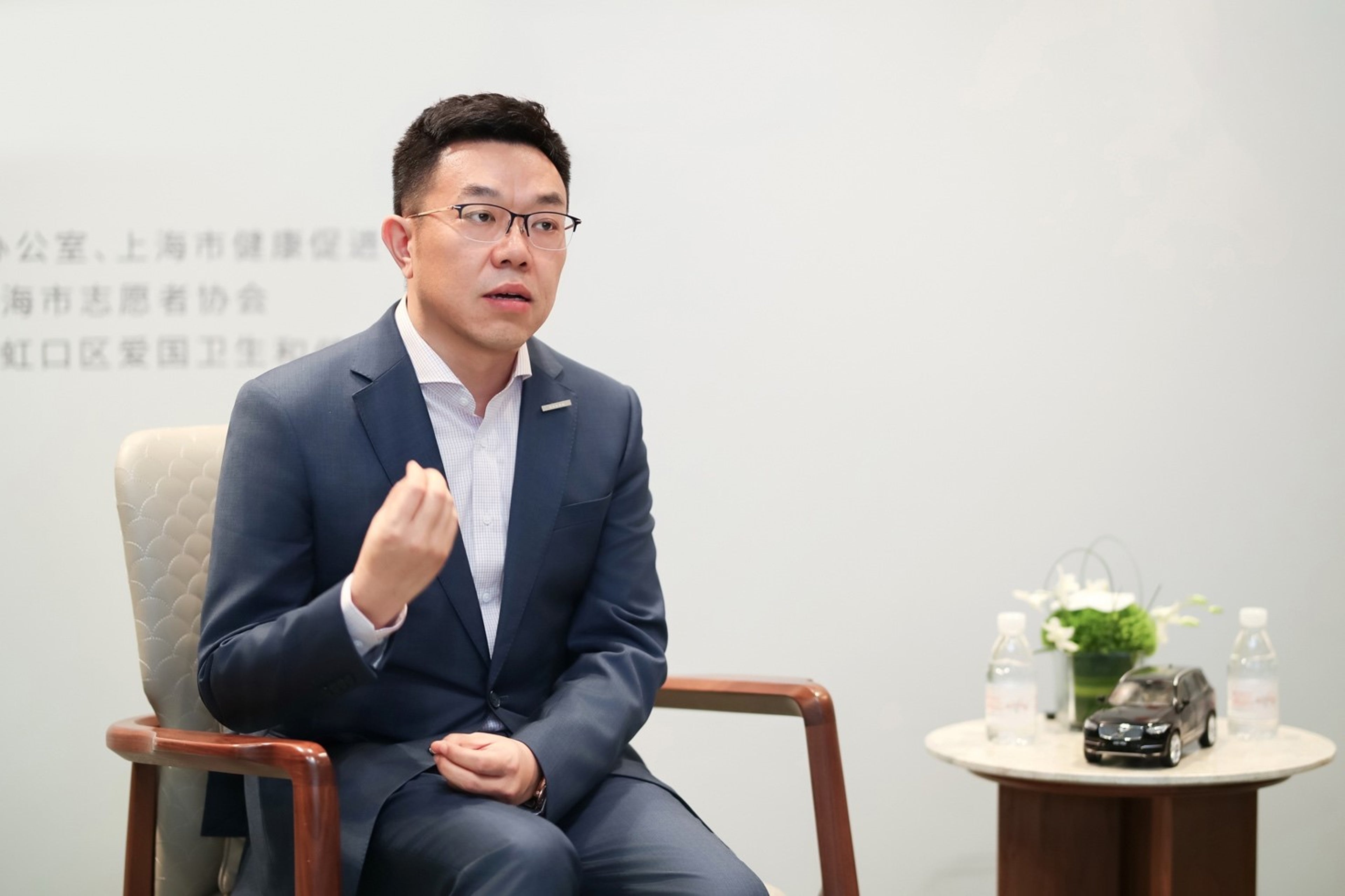 沃尔沃汽车大中华区销售公司总裁于柯鑫接受媒体专访